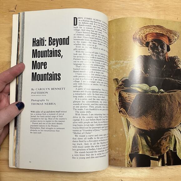 Vintage National Geographic January 1976 Moses Stockholm Haiti Owens Valley Seal - Picture 6 of 10